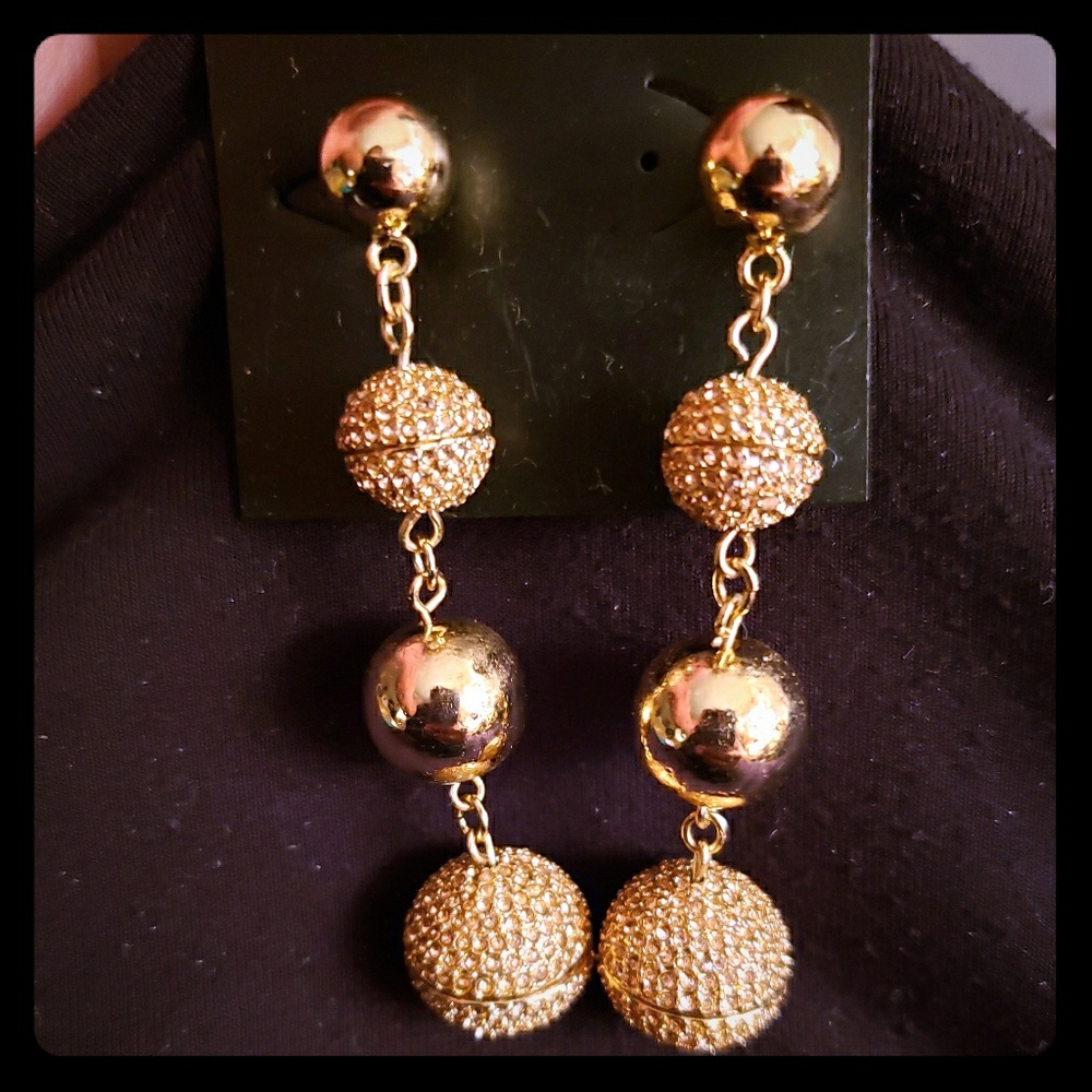 💎NWOT💎Sphere Pave 
Earrings